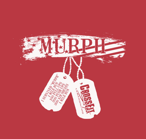 2017 CrossFit610 Annual "Murph" Benefit WOD shirt design - zoomed