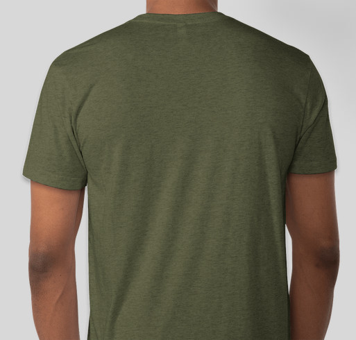 #zacharystrong Tri-Blend Short Sleeve T-Shirt Fundraiser - unisex shirt design - back