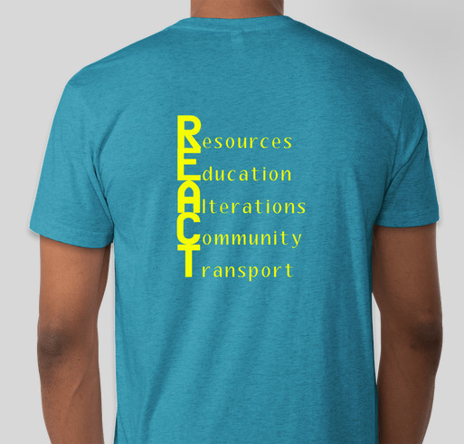 Introducing REACT AZ! Fundraiser - unisex shirt design - back