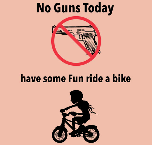 No Guns Today - Gun Bike Exchange shirt design - zoomed