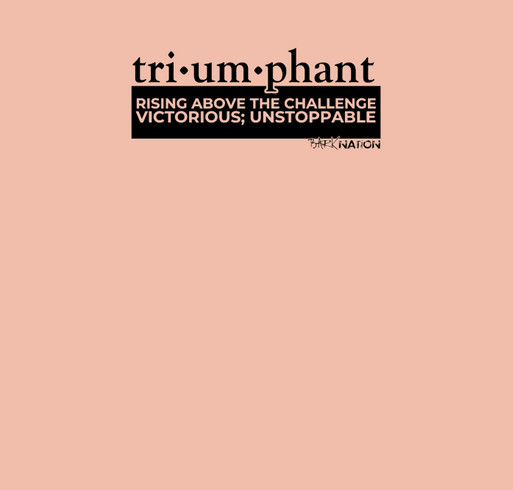 The Triumphant Twenty shirt design - zoomed