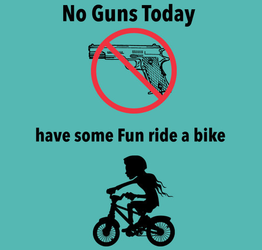 No Guns Today - Gun Bike Exchange shirt design - zoomed
