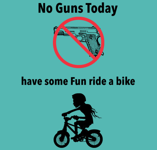 No Guns Today - Gun Bike Exchange shirt design - zoomed
