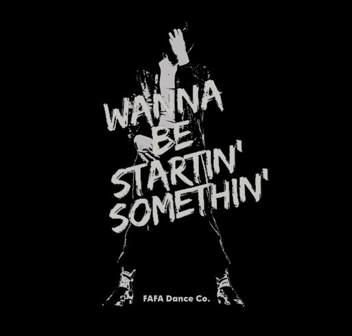 FAFA Dance Co. MJ Merch shirt design - zoomed