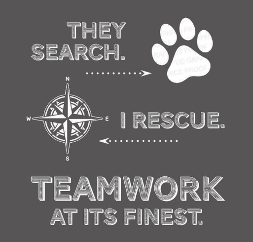 Support Ohio Branch K9 Search Team shirt design - zoomed