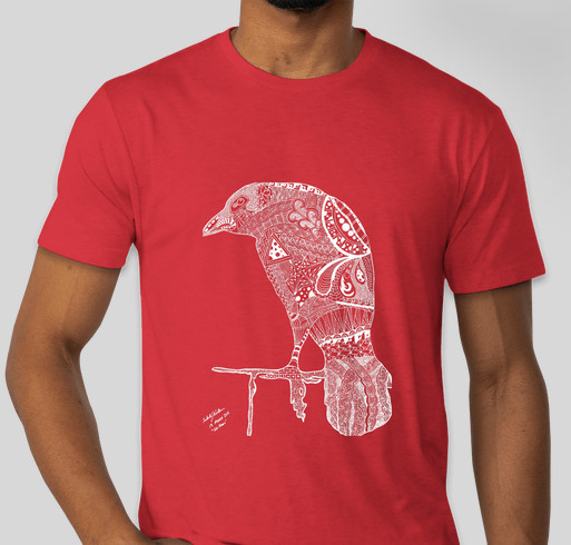 Dakota's Raven - 10 year Anniversary Fundraiser - unisex shirt design - front
