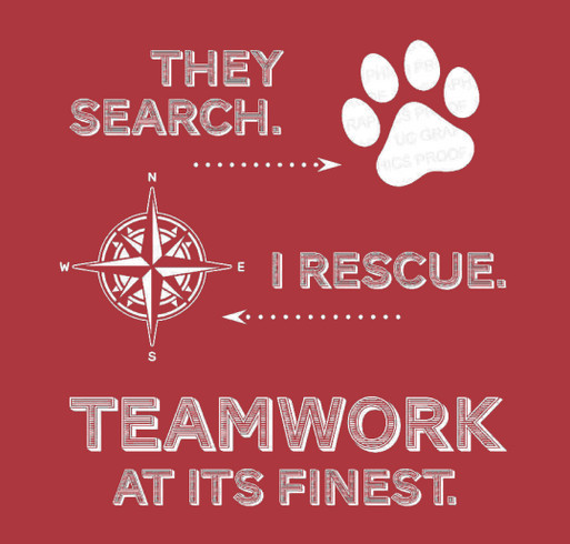 Support Ohio Branch K9 Search Team shirt design - zoomed
