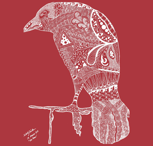Dakota's Raven - 10 year Anniversary shirt design - zoomed