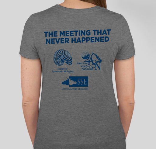 Evolution 2020 - The Meeting That Never Happened Fundraiser - unisex shirt design - back