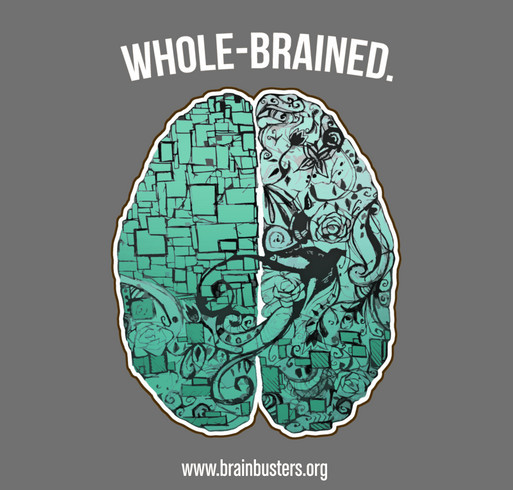 Brain Busters shirt design - zoomed
