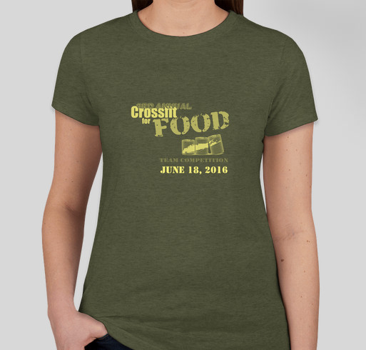 3rd Annual CrossFit for Food Fundraiser - unisex shirt design - front