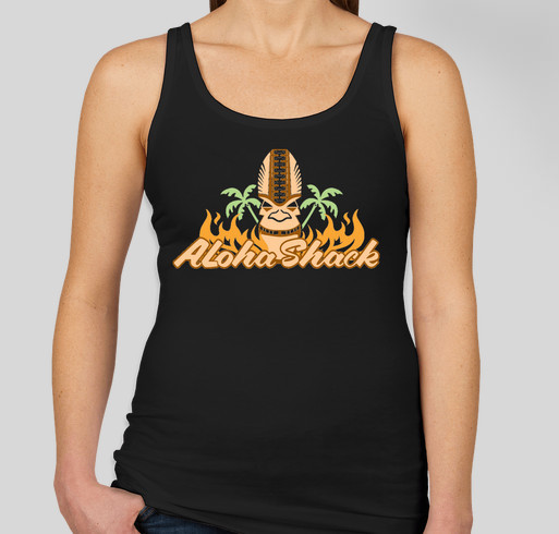 Aloha Shack 2 Fundraiser - unisex shirt design - front