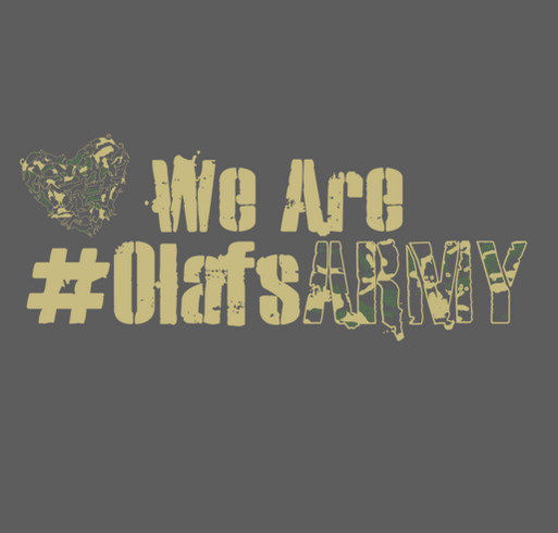 We Are Olaf's Army shirt design - zoomed