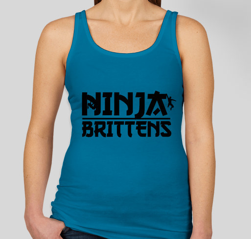 NinjaBrittens Fundraiser - unisex shirt design - front