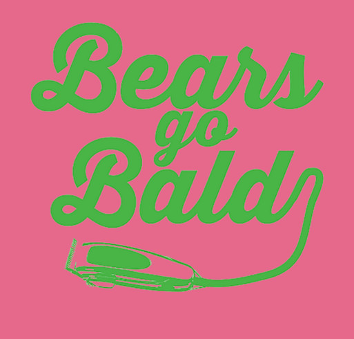Bears Go Bald T Shirt Fundraiser- University of Northern Colorado shirt design - zoomed