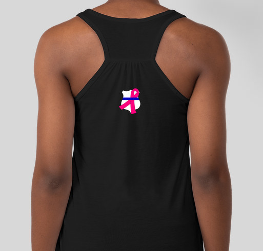 Thin Blue Line Breast Cancer Awareness Booster Fundraiser - unisex shirt design - back