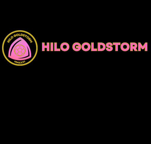 Hilo GoldStorm Womens Racerback tank - black shirt design - zoomed