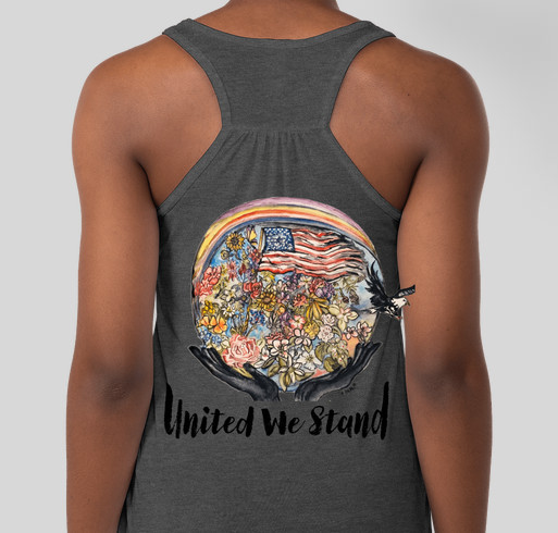 United We Stand Fundraiser - unisex shirt design - back