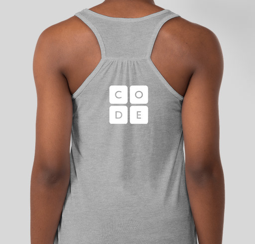 Code.org Pride Fundraiser - unisex shirt design - back