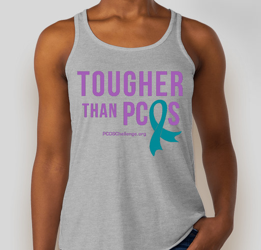 PCOS STRONG Fundraiser - unisex shirt design - front
