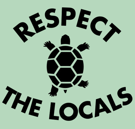 Margate Terrapin Rescue Project: Buy A Shirt, Build a Barrier shirt design - zoomed