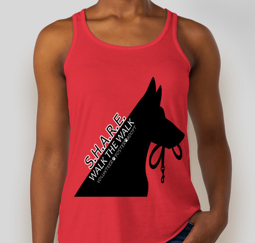 Support SHARE - Volunteer, Foster, Adopt and/or Donate Fundraiser - unisex shirt design - front