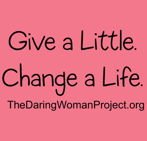Give a Little. Change a Life. shirt design - zoomed
