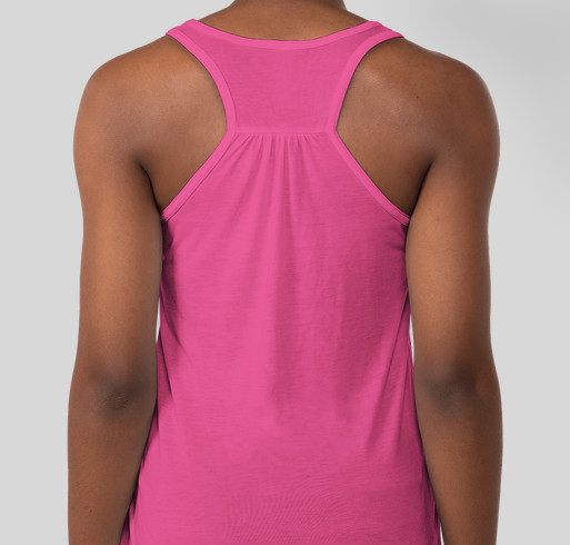 Pink Roses Teal Magnolias Cancer Fundraiser Fundraiser - unisex shirt design - back