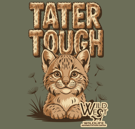 Tater the Bobcat Fundraiser 2025 shirt design - zoomed