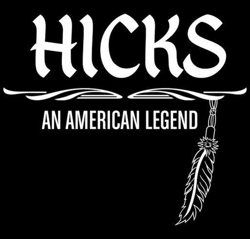 HICKS - An American Legend shirt design - zoomed