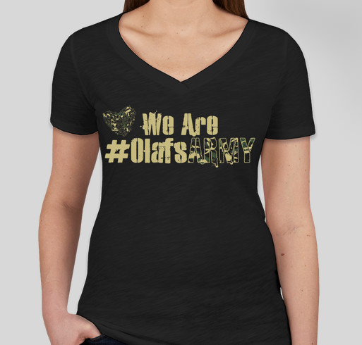 We Are Olaf's Army Fundraiser - unisex shirt design - front