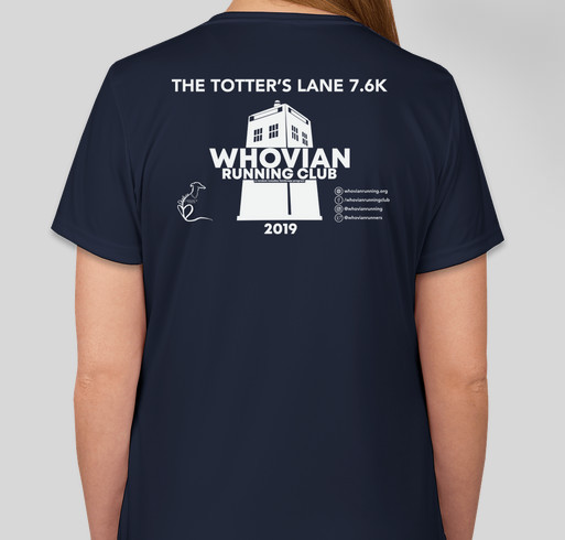 Totter's Lane 7.6k Fundraiser - unisex shirt design - back