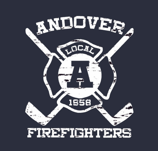 2nd Annual Andover Fire vs Andover Police Charity Hockey Game shirt design - zoomed