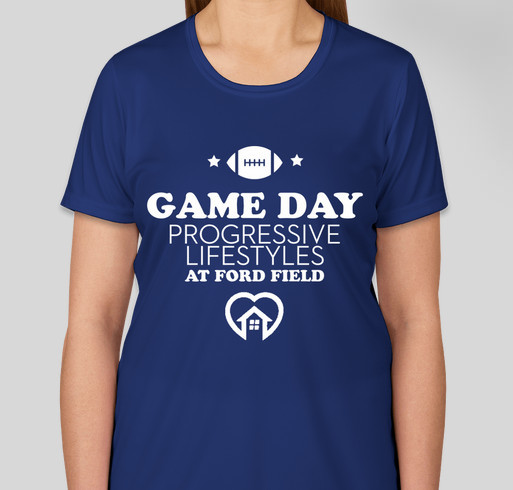 Game Day: Progressive Lifestyles at Ford Field Fundraiser - unisex shirt design - small