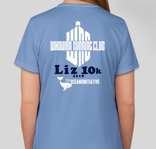 Liz 10K Fundraiser - unisex shirt design - back