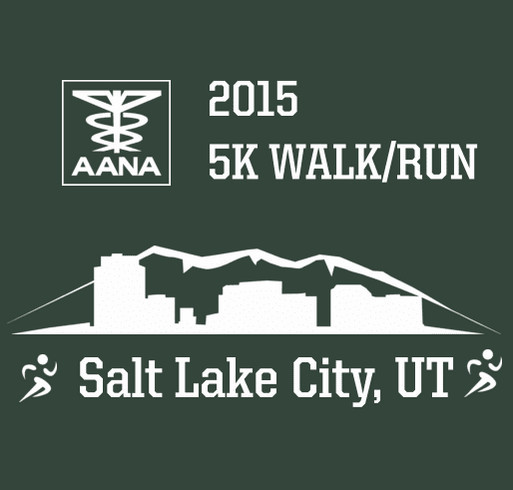 AANA 2015 Fun 5K Walk/Run shirt design - zoomed
