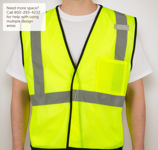 L, 6P Mesh Yellow Safety Vests High Visibility Vest Yellow and Orange Customized Logo 