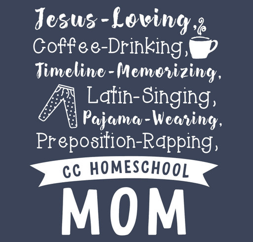 CC Homeschool Mom Soft-Style T-Shirt shirt design - zoomed