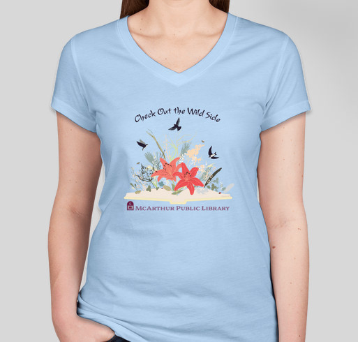 McArthur Library's Summer Learning Program T-Shirts Fundraiser - unisex shirt design - front
