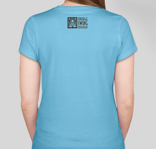 Vintage Swing Movement Fundraiser - unisex shirt design - back