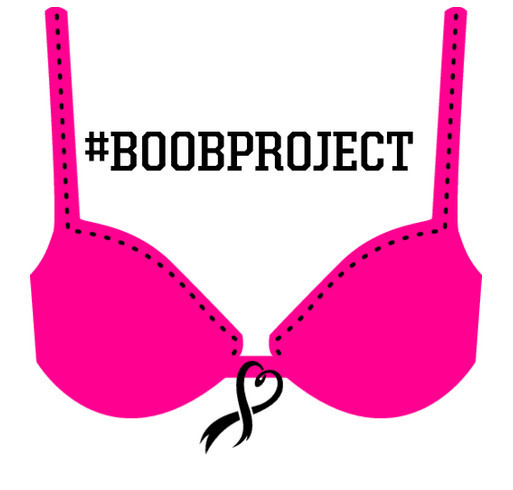 #BoobProject Running Tee shirt design - zoomed