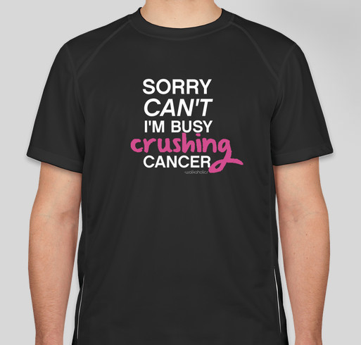 Walkaholics - Walk to End Breast Cancer Fundraiser - unisex shirt design - front