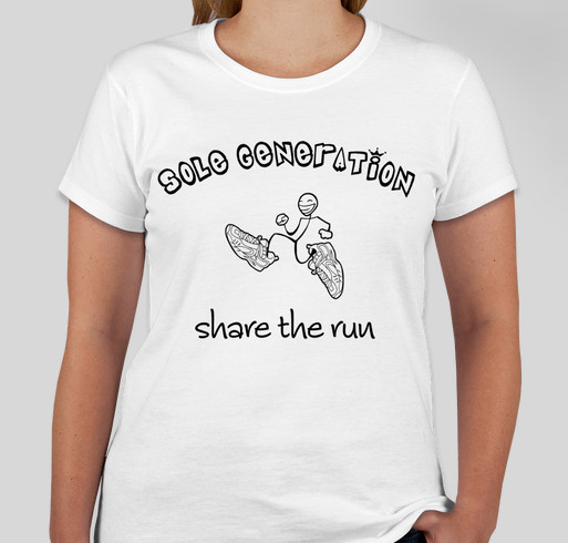 Sole Generation - Sharing the Run with Colombian Youth Fundraiser - unisex shirt design - front