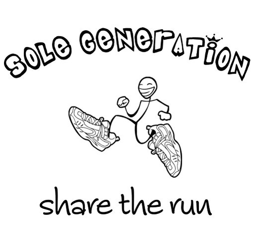Sole Generation - Sharing the Run with Colombian Youth shirt design - zoomed