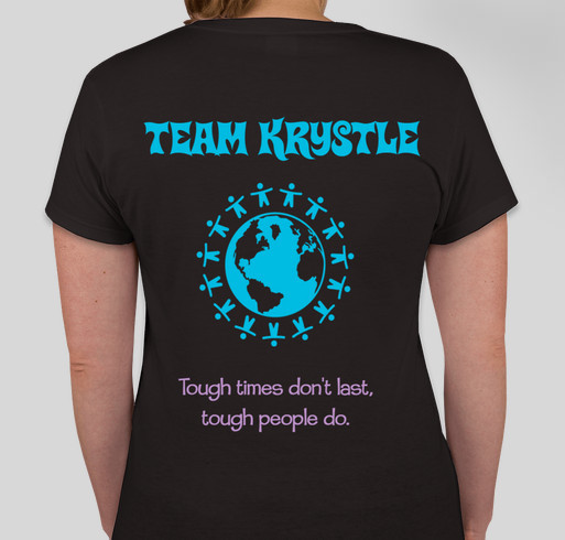 Tough Times Don't Last... Tough People Do! #Fightagainstdesmoidtumors Fundraiser - unisex shirt design - back