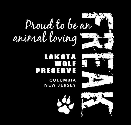 Lakota Wolf Preserve T-Shirt Fundraiser shirt design - zoomed