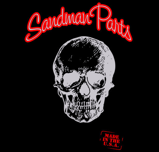 Sandman Parts shirt design - zoomed