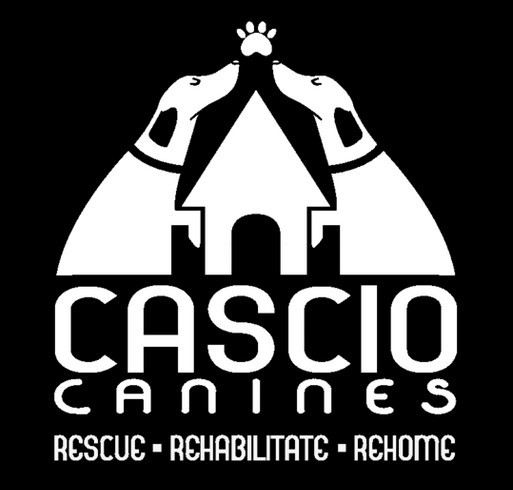Cascio Canines Fundraiser shirt design - zoomed