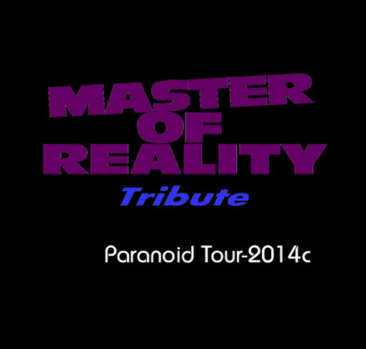 Master Of Reality Paranoid Tour-2014 shirt design - zoomed