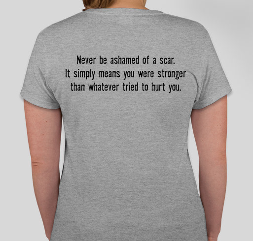 Knox Hatmaker & his team Fundraiser - unisex shirt design - back